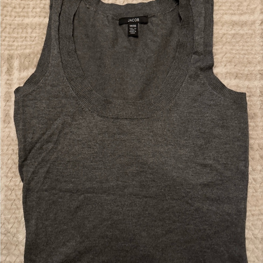 Jacob Charcoal Sleeveless Tank Top